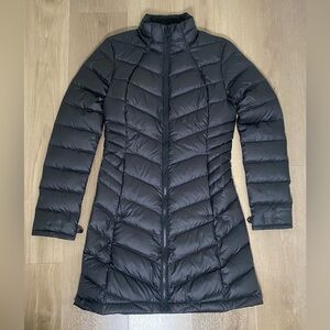 Patagonia Downtown Loft Parka‎ Black Puffer Duck Down Winter Coat Women's XS